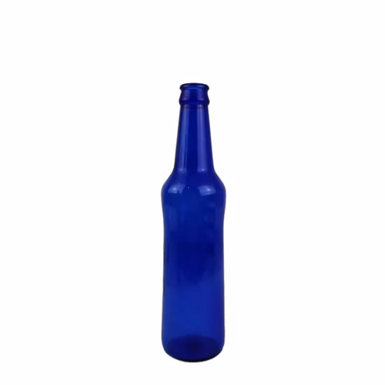Hochwertige 330-ml-Glasflasche, bernsteinfarben/blau/klar, leere Flasche für Bier