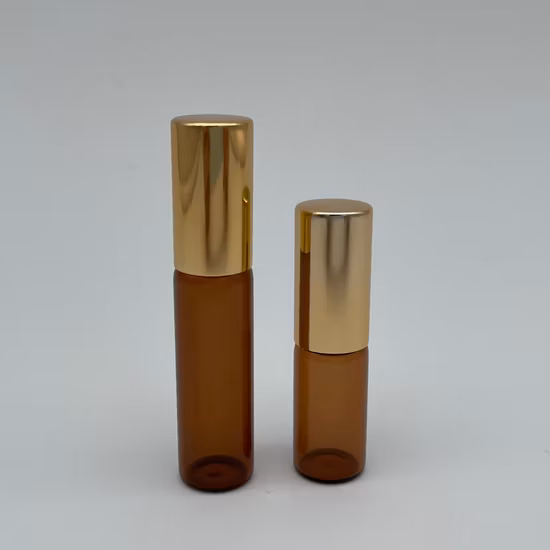 3 ml/5 ml/7 ml/8 ml/10 ml/12 ml Parfüm-Bernstein-ätherisches Öl-Verpackung. Roll-on-Glasflaschen