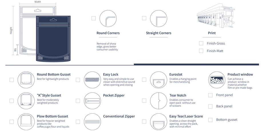 Frozen Food Instant Fast Food Packaging