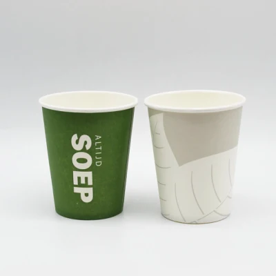 Günstige 12-Unzen-Becher aus individuell bedrucktem Papier mit individuellem Logo für Tee